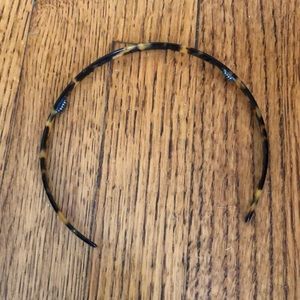 Thin JCrew tortoise shell headband